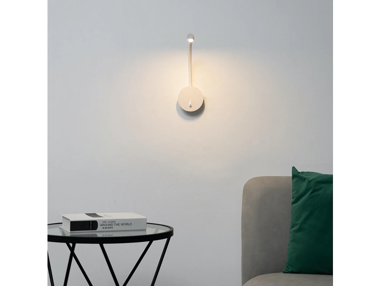 Liseuse LED orientable blanche - Norma