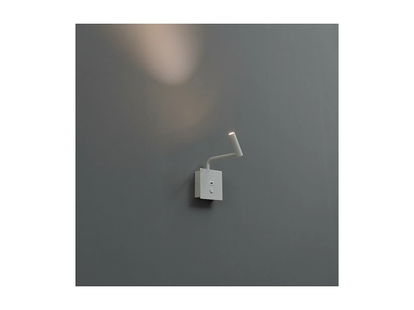 Liseuse blanche pratique et moderne LED et port USB intégré - Miami