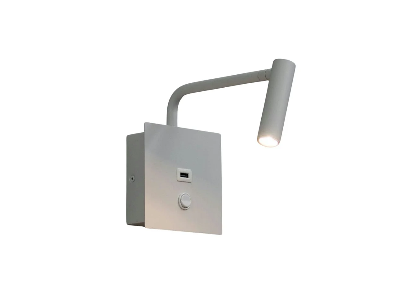 Liseuse blanche pratique et moderne LED et port USB intégré - Miami