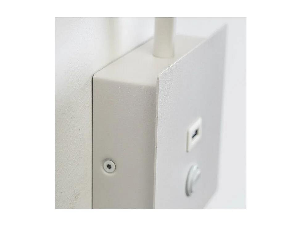 Liseuse blanche pratique et moderne LED et port USB intégré - Miami