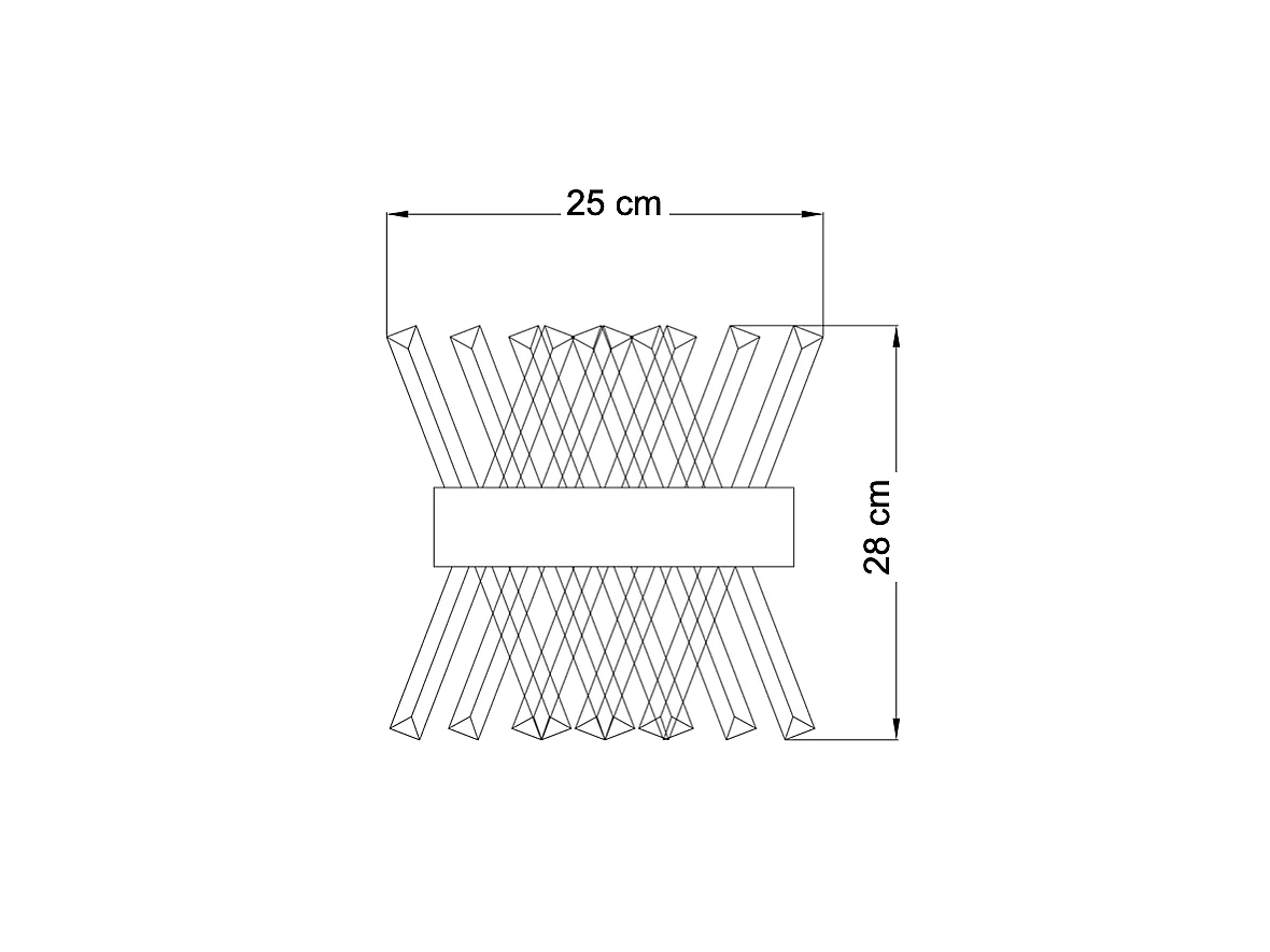 Applique murale luxe en cristal et métal doré - Ivanna