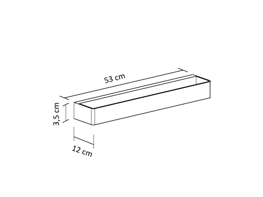 Luminaire mural LED Collection 18W - 53 cm - Verso