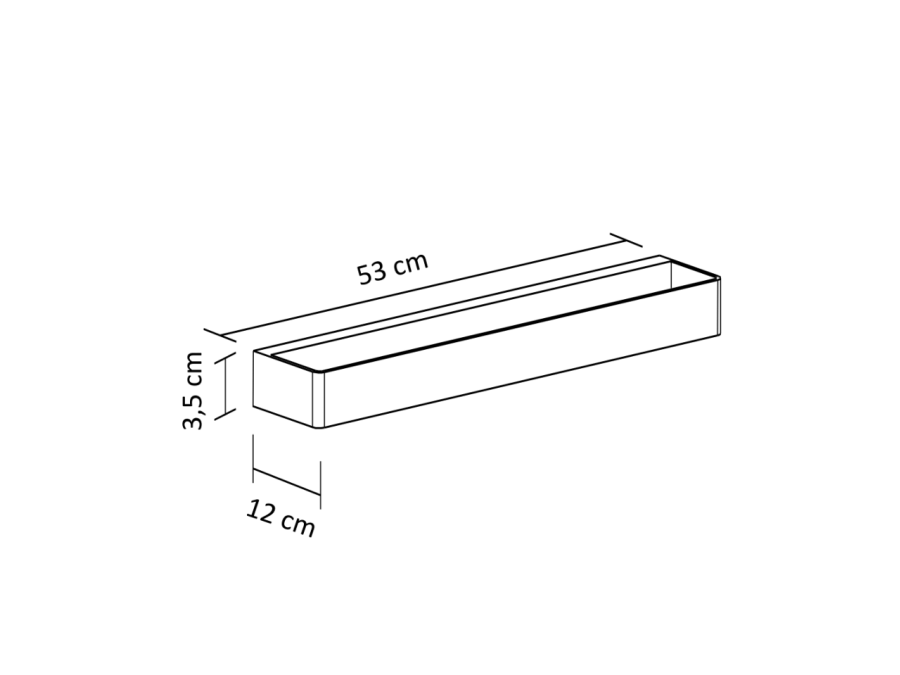 Luminaire mural LED Collection 18W - 53 cm - Verso