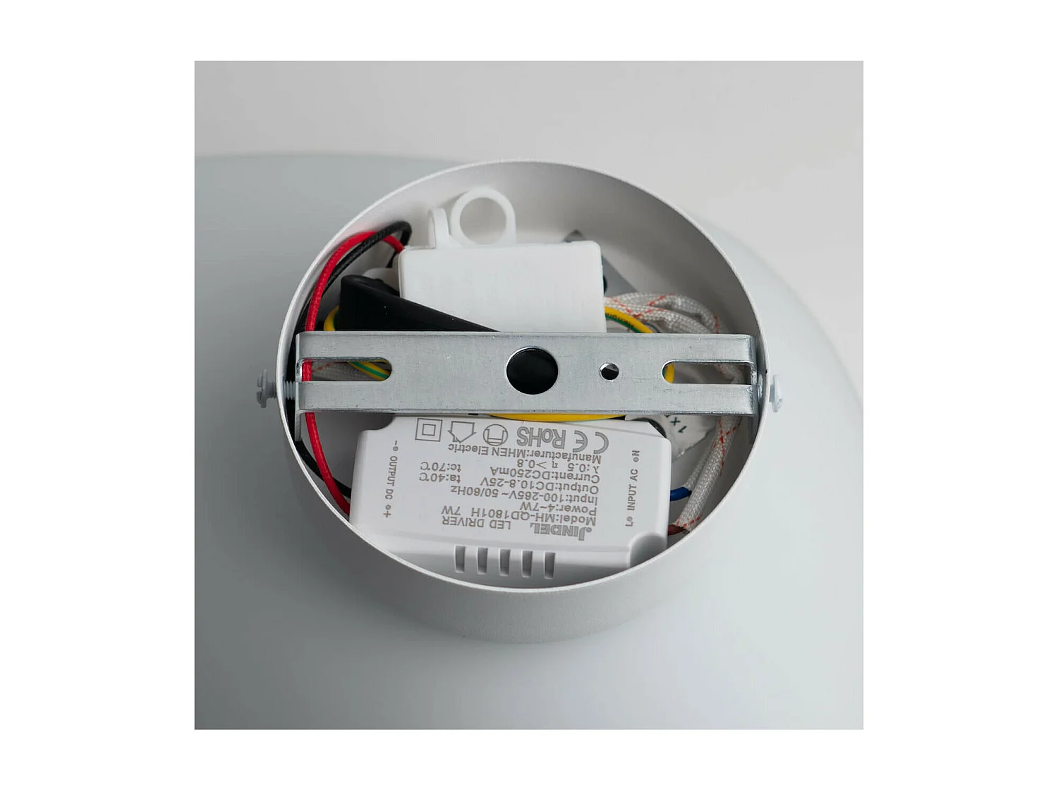 Applique en verre blanc opalin - Veglia