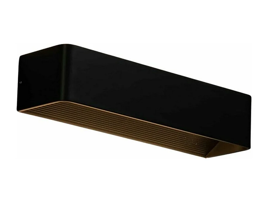 Applique murale LED 12W compatible avec variateur - noire 37 cm - Quadra