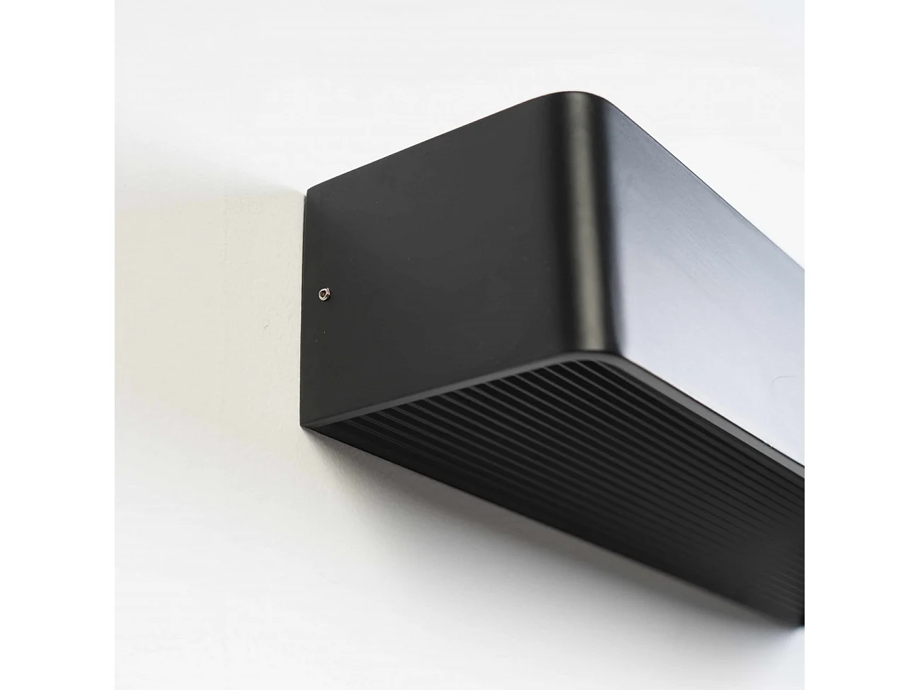 Applique murale LED 12W compatible avec variateur - noire 37 cm - Quadra