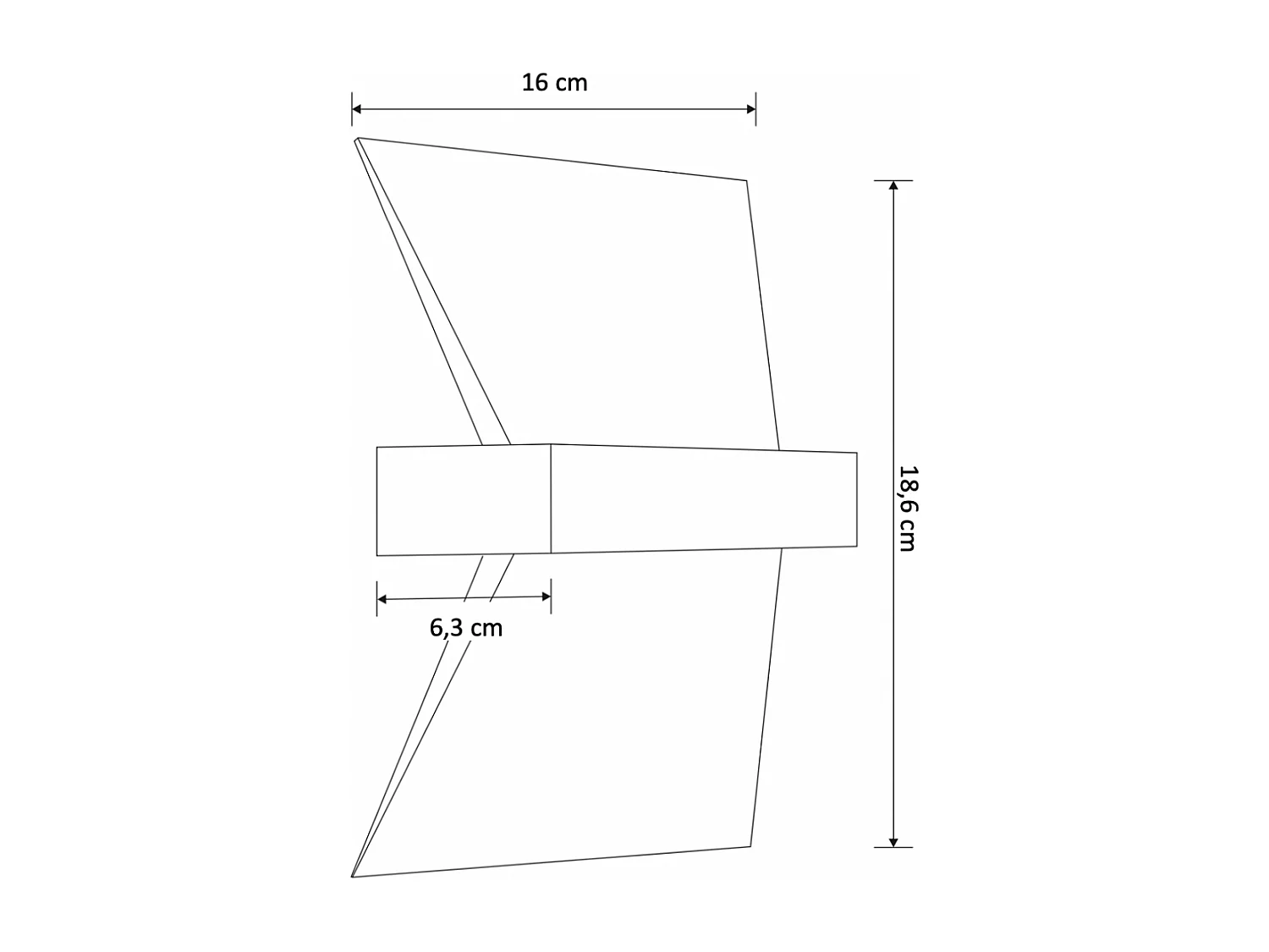 Applique murale moderne design LED 5W - Senja