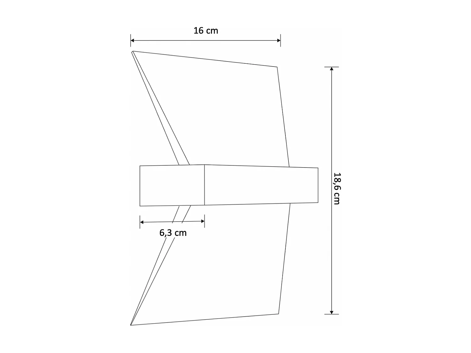 Applique murale moderne design LED 5W - Senja