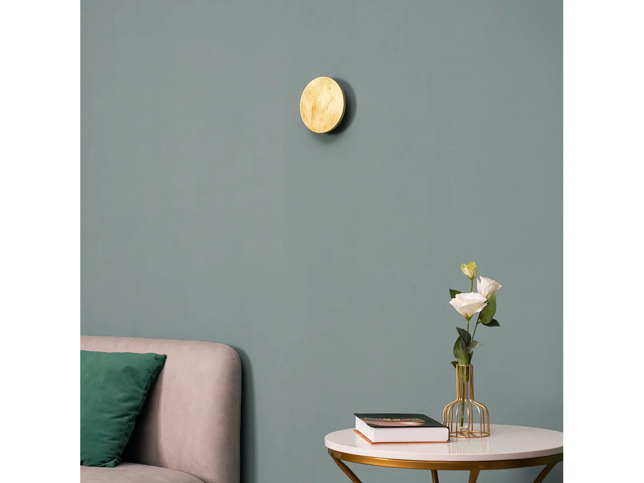 Éclairage mural LED feuilles dorées - Lunar