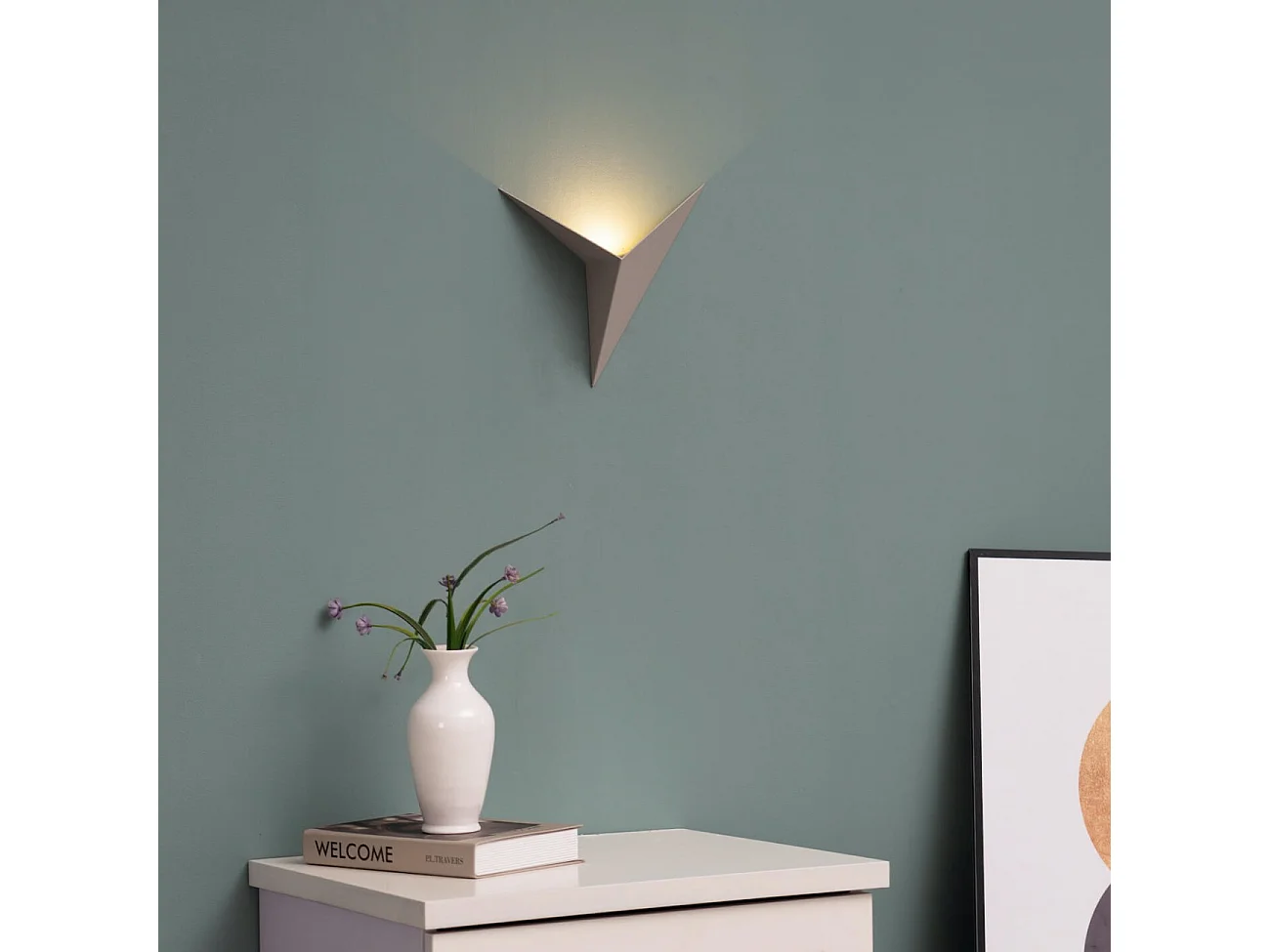 Applique murale LED ultra design grise - London