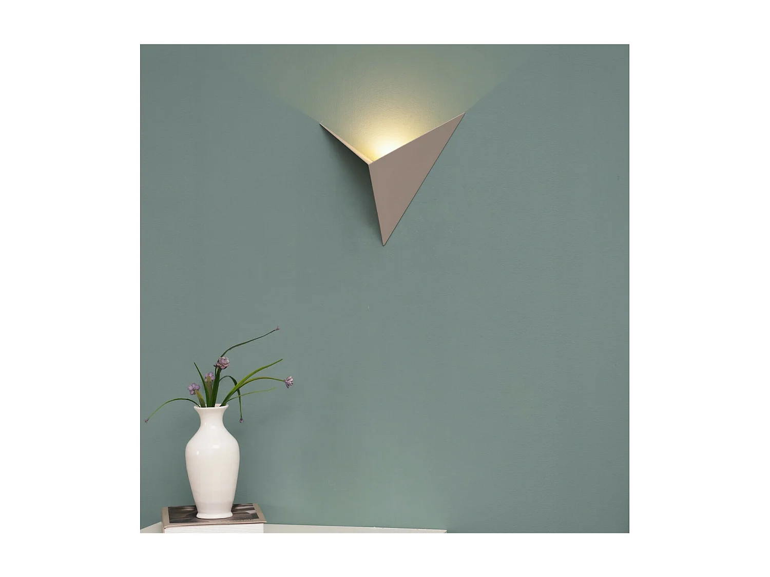 Applique murale LED ultra design grise - London