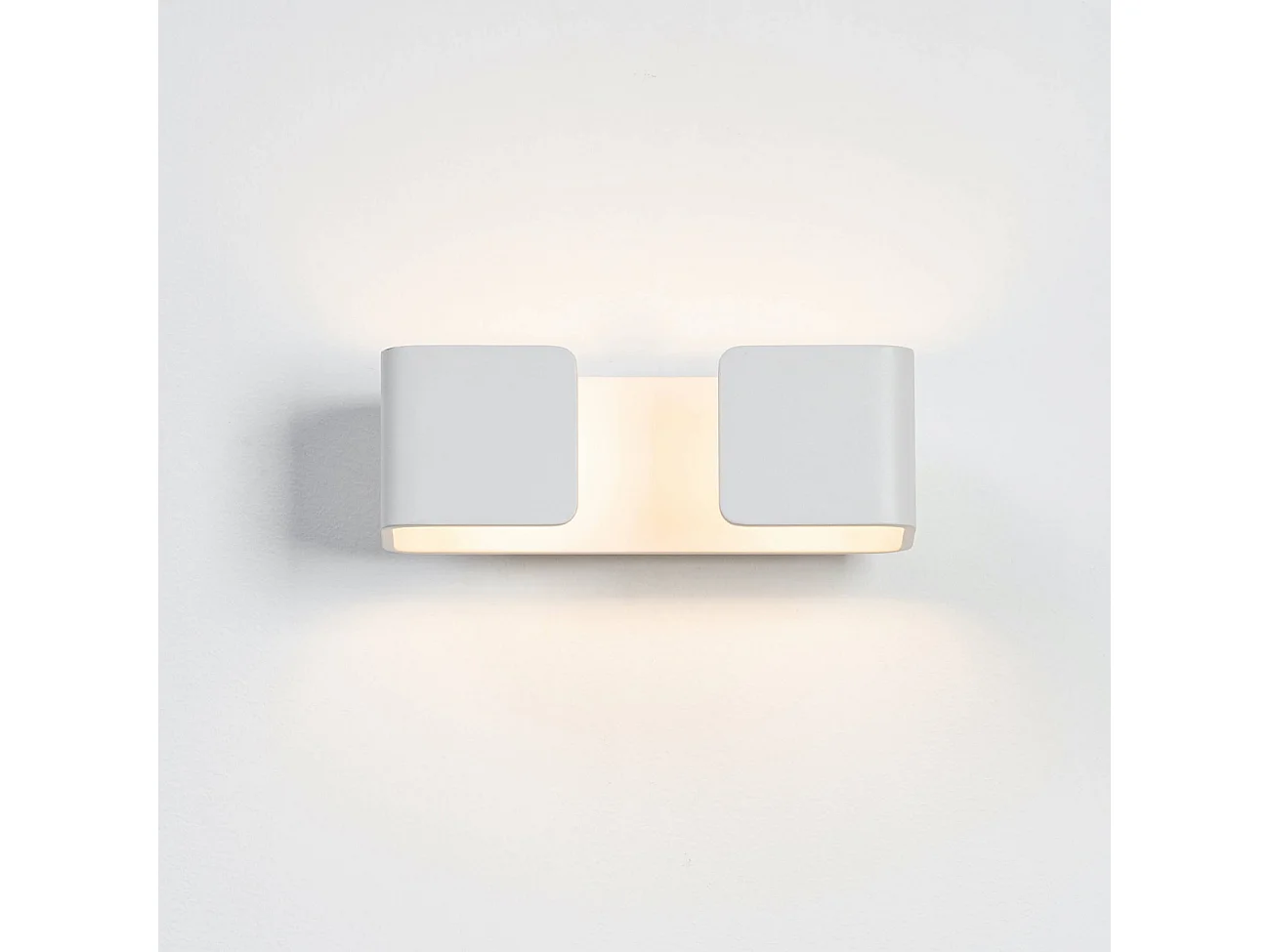 Applique design rectangulaire blanche - Foss