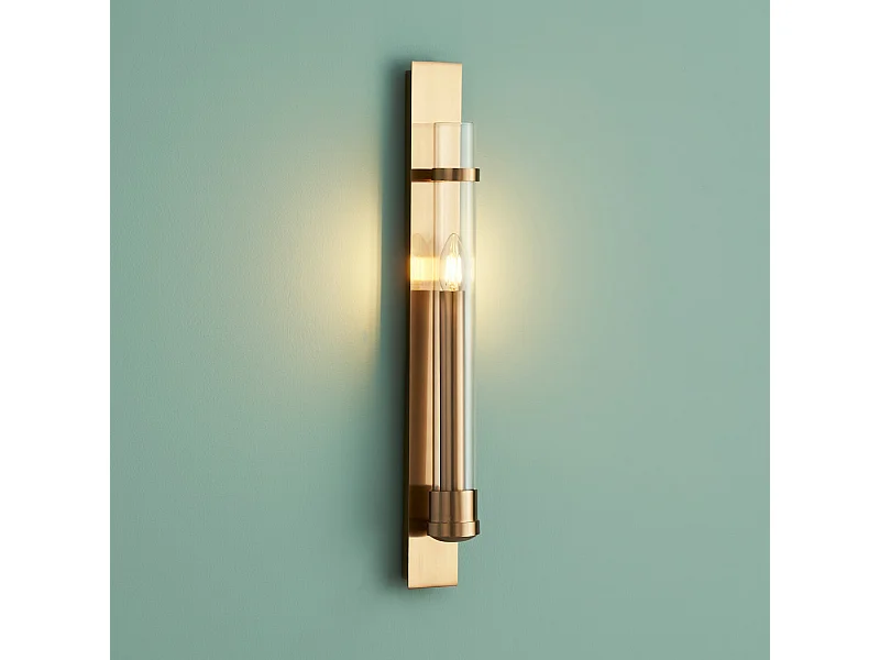 Applique cylindrique vintage métal doré - Anabela