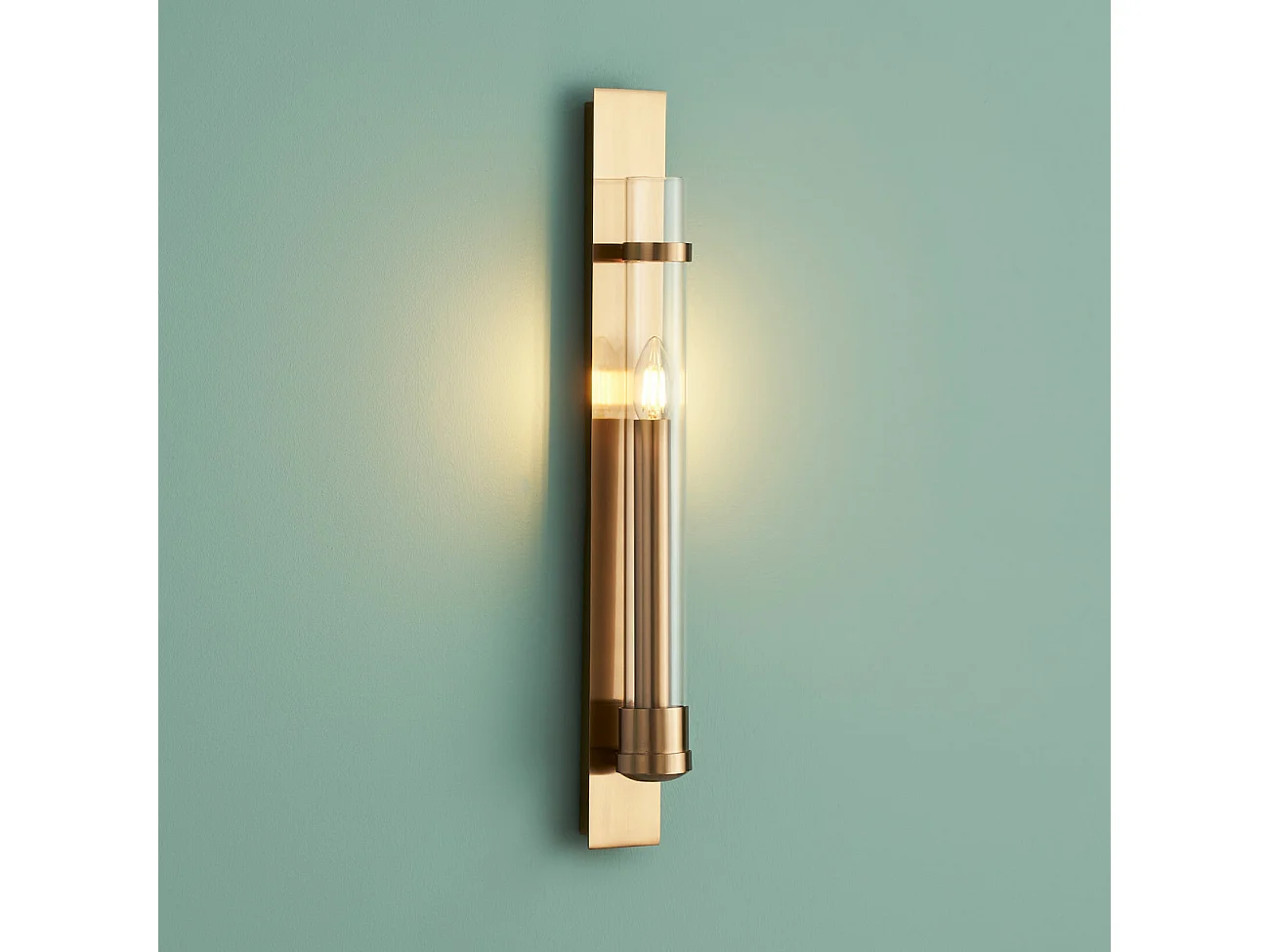 Applique cylindrique vintage métal doré - Anabela