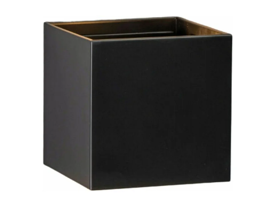 Applique noire à LED extérieur compatible variateur - Cubic