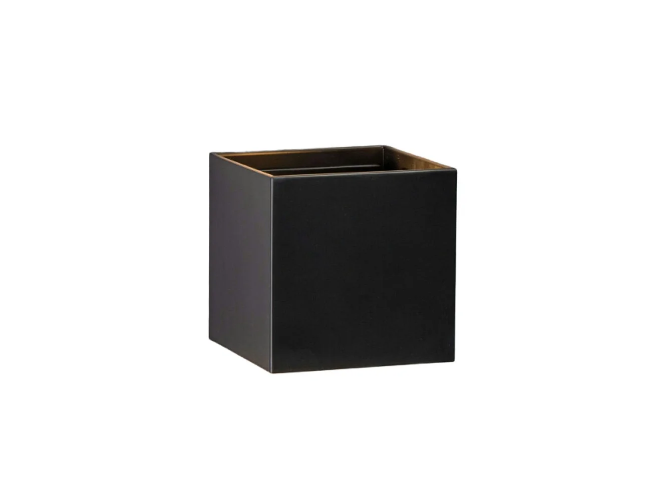 Applique noire à LED extérieur compatible variateur - Cubic