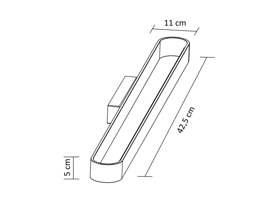 Applique LED feuille dorée design - Dro