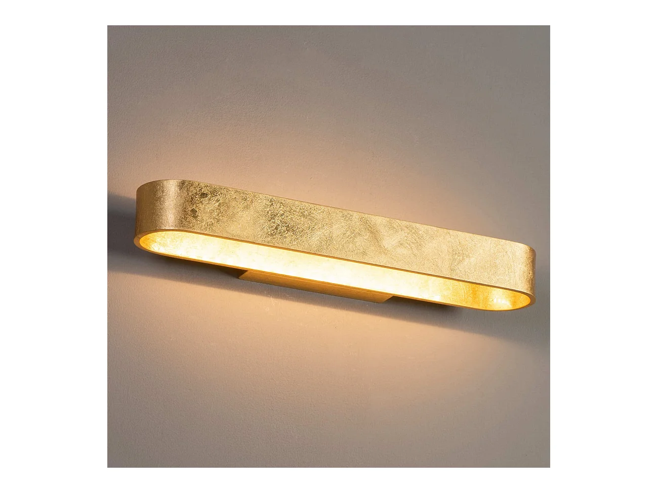 Applique LED feuille dorée design - Dro