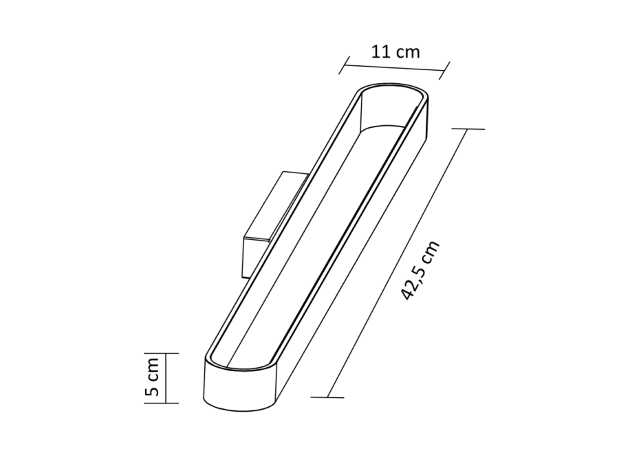 Applique LED feuille dorée design - Dro