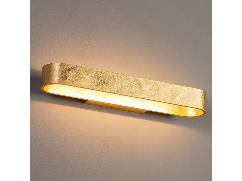 Applique LED feuille dorée design - Dro