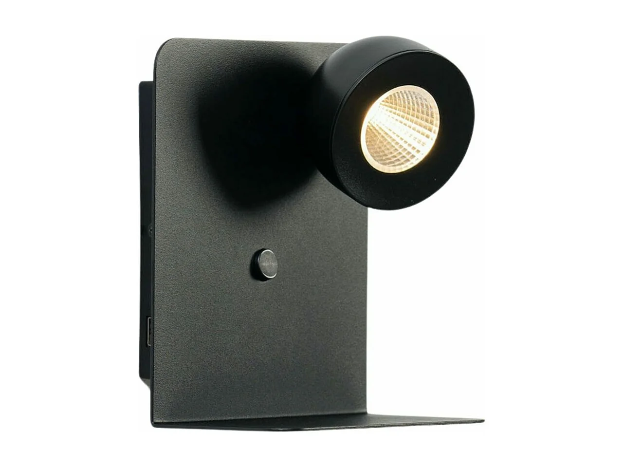 Applique murale liseuse noire avec interrupteur - Lyngen