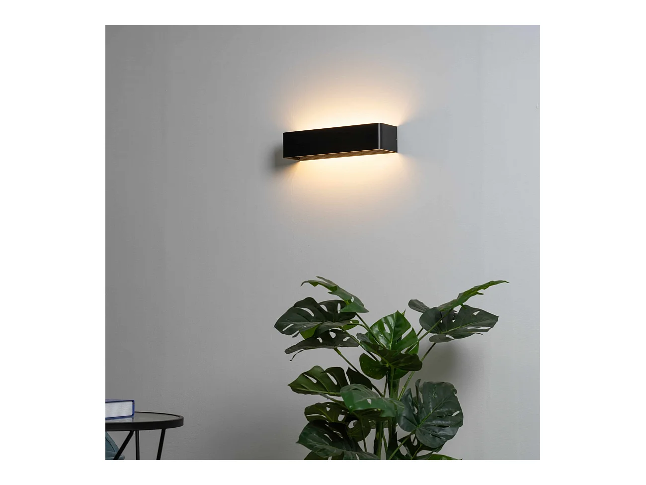 Applique noire LED 18W - 53 cm - Quadra