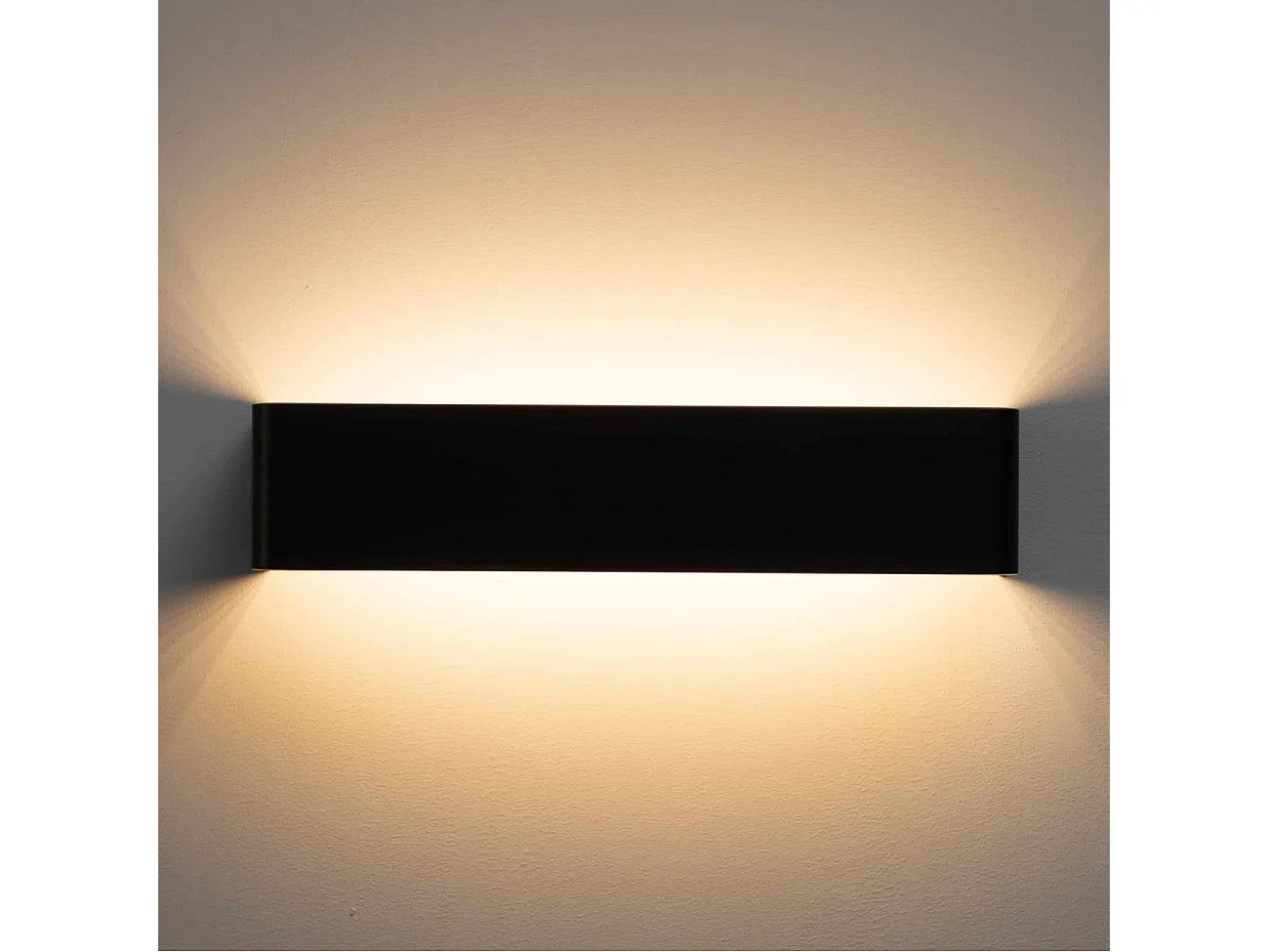 Applique noire LED 18W - 53 cm - Quadra
