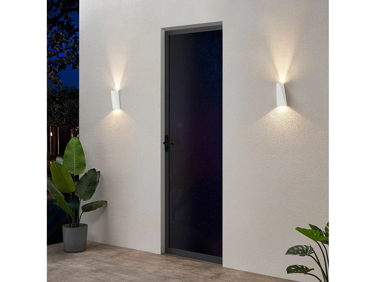 Applique double faisceau LED IP54 - Helsinki