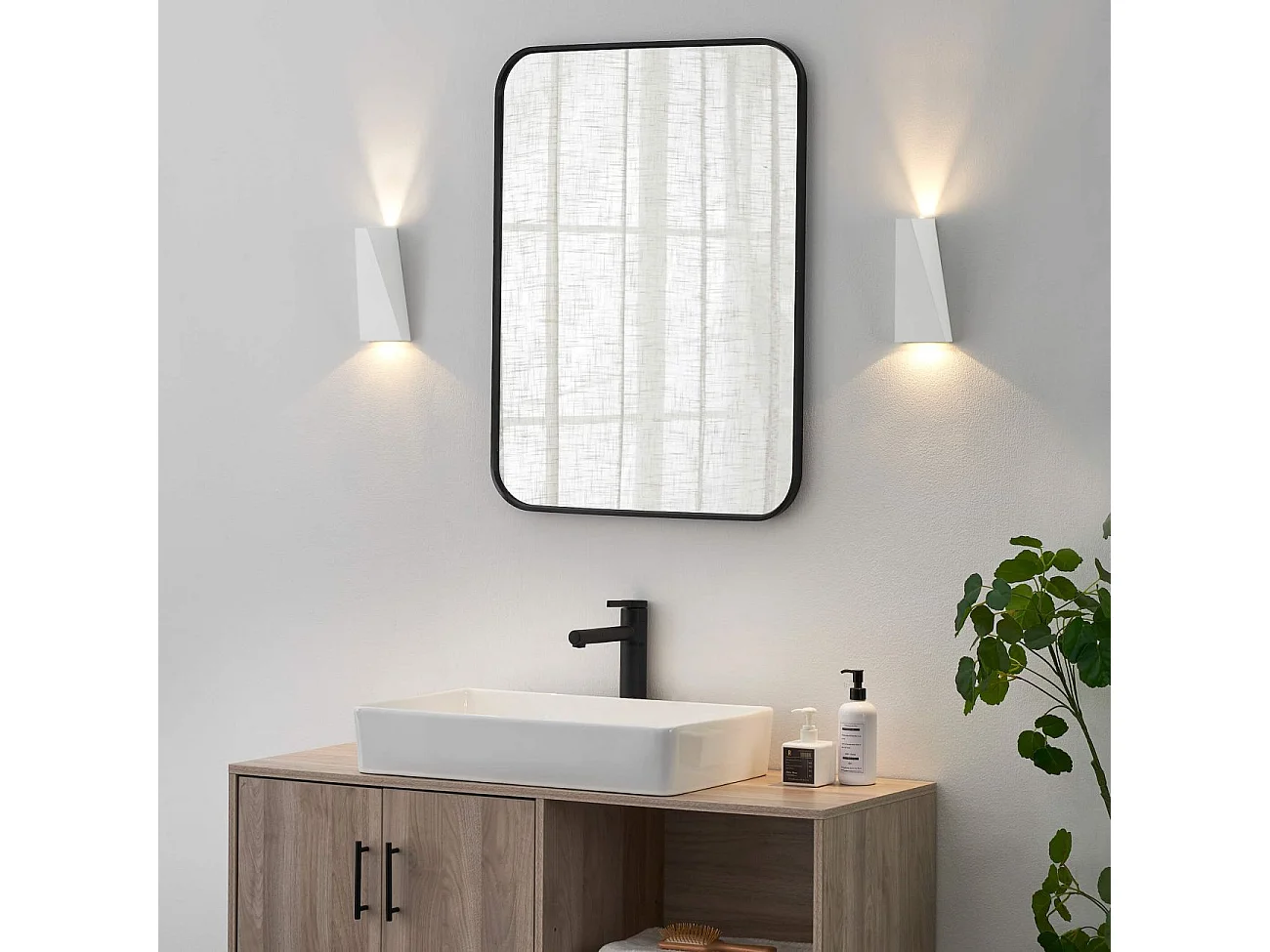 Applique double faisceau LED IP54 - Helsinki