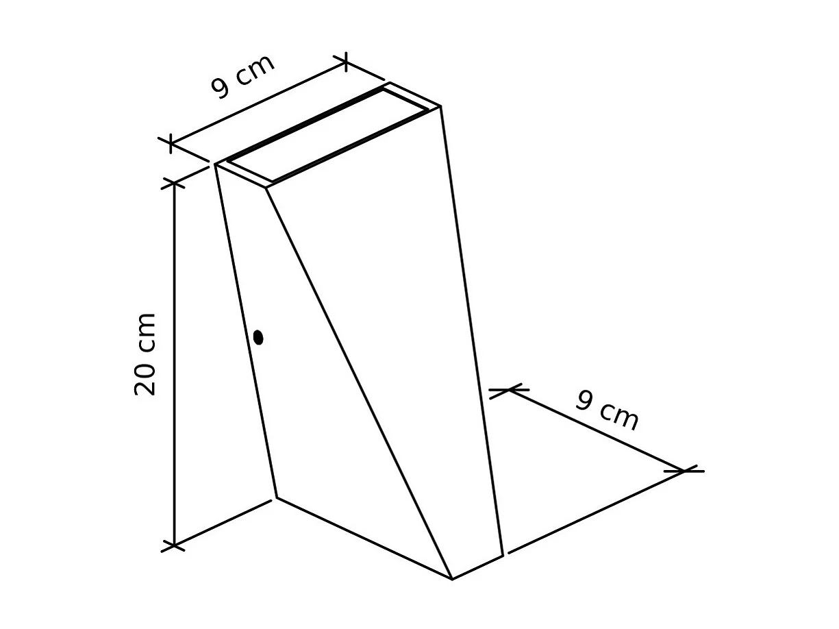 Applique double faisceau LED IP54 - Helsinki