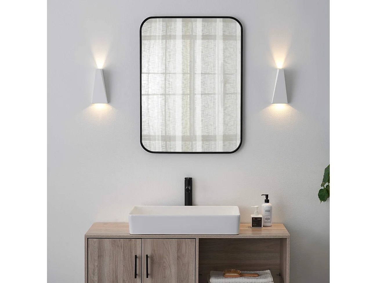 Applique double faisceau LED IP54 - Helsinki