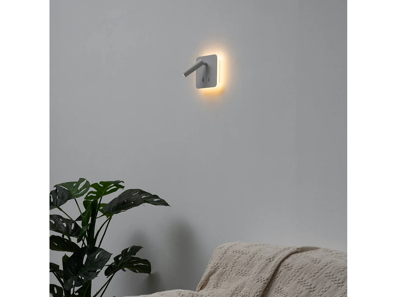 Liseuse double lumière LED multifonctionnelle - Bilbao