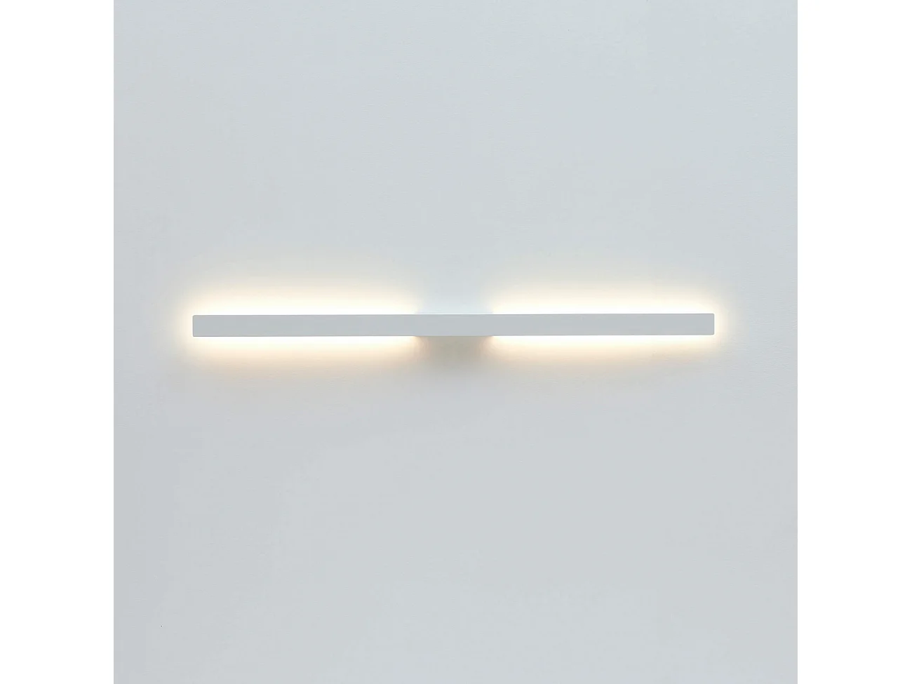 Applique ultra design minimaliste blanche LED extérieur 144 cm  - Sambai