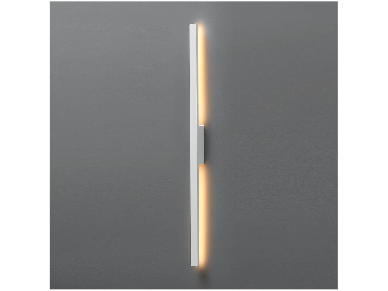 Applique ultra design minimaliste blanche LED extérieur 144 cm  - Sambai