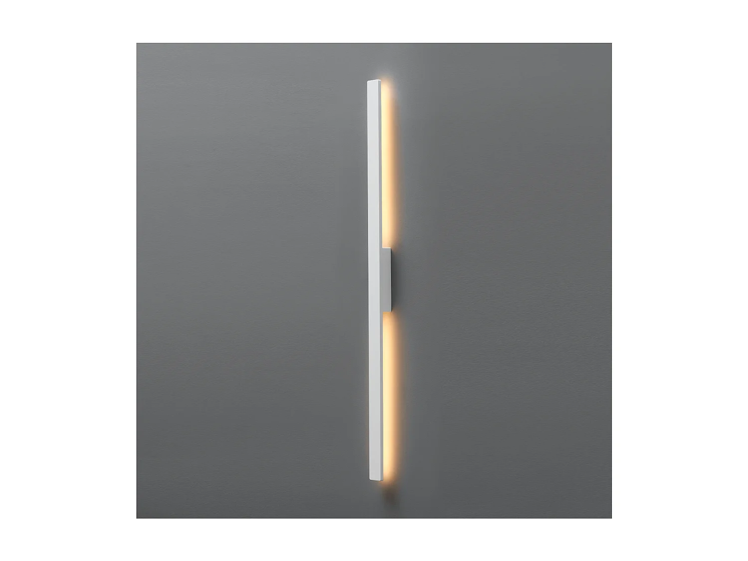 Applique ultra design minimaliste blanche LED extérieur 144 cm  - Sambai
