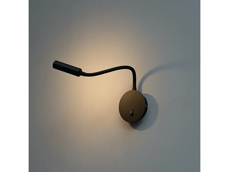 Liseuse LED orientable noire - Norma