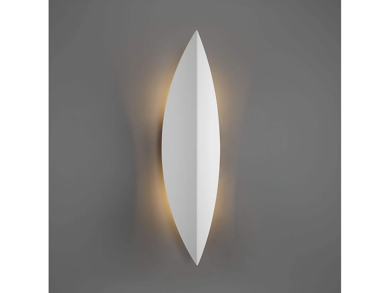 Grand éclairage mural blanc LED indirecte 6W - Moana