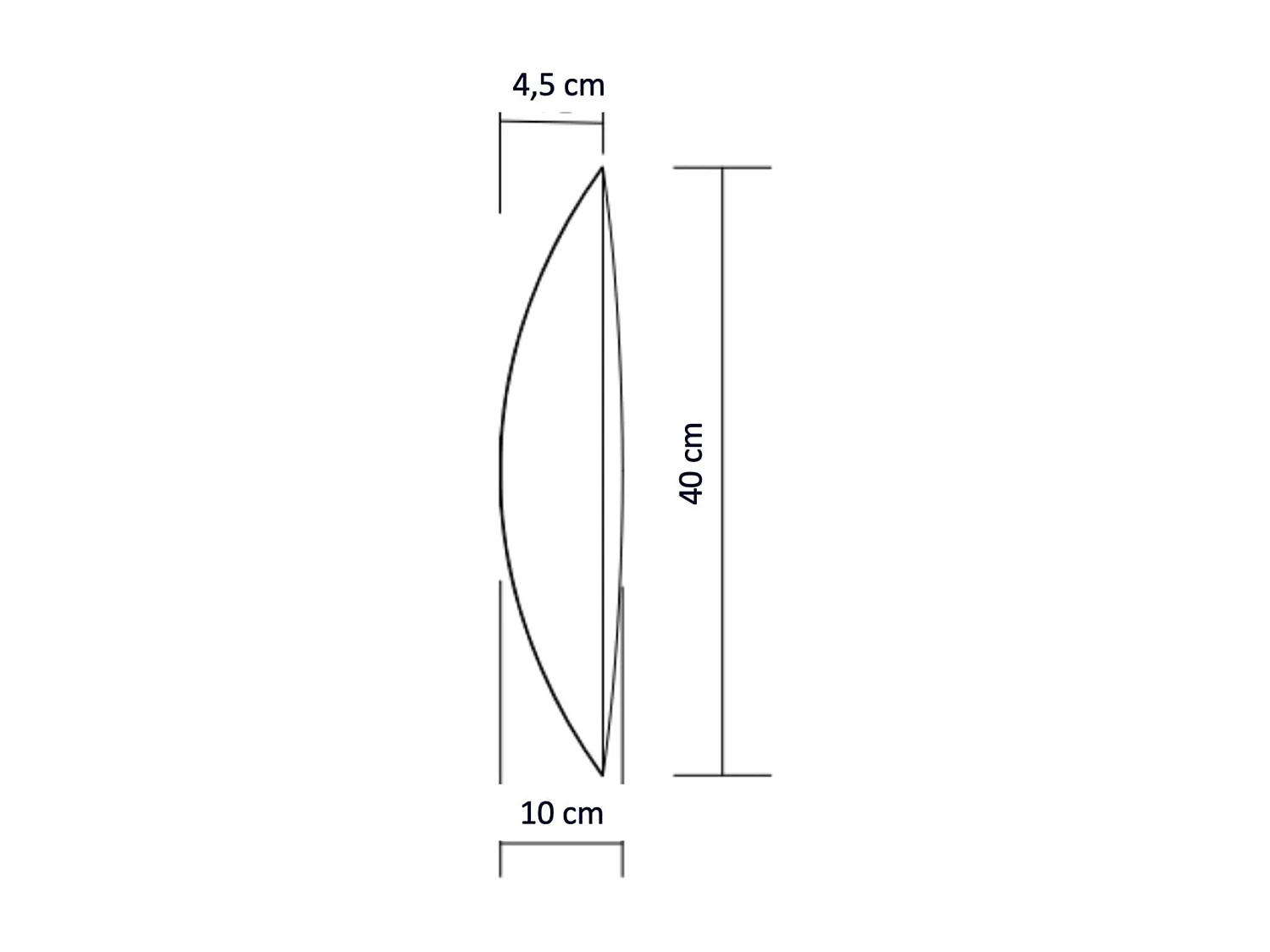 Grand éclairage mural blanc LED indirecte 6W - Moana