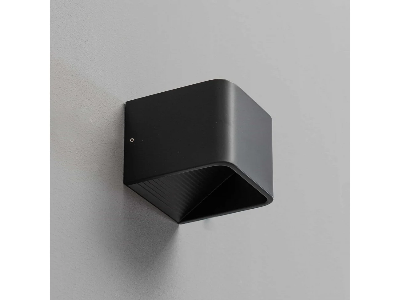 Éclairage mural à LED 6W - noir 10 cm - Quadra