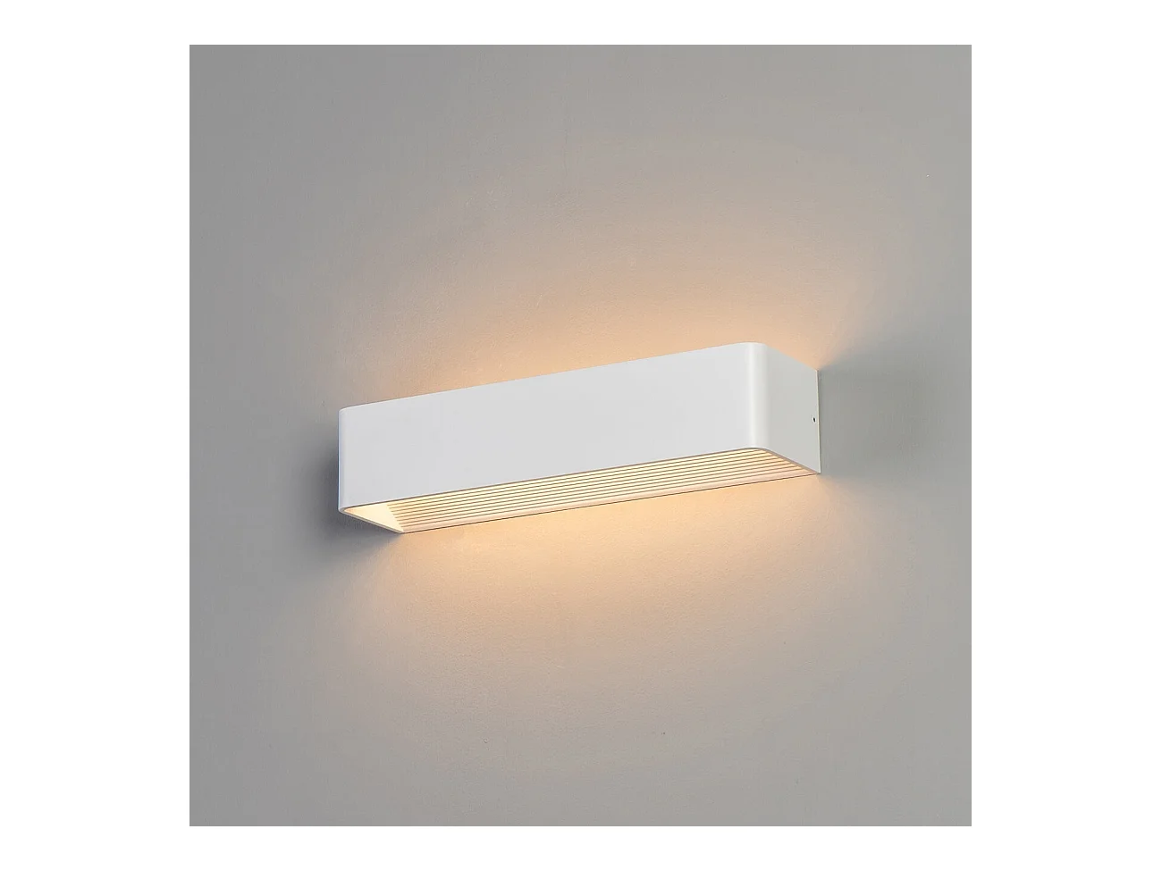 Applique design LED blanche 37cm compatible variateur - Quadra