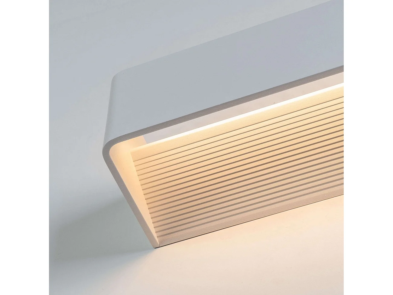 Applique design LED blanche 37cm compatible variateur - Quadra