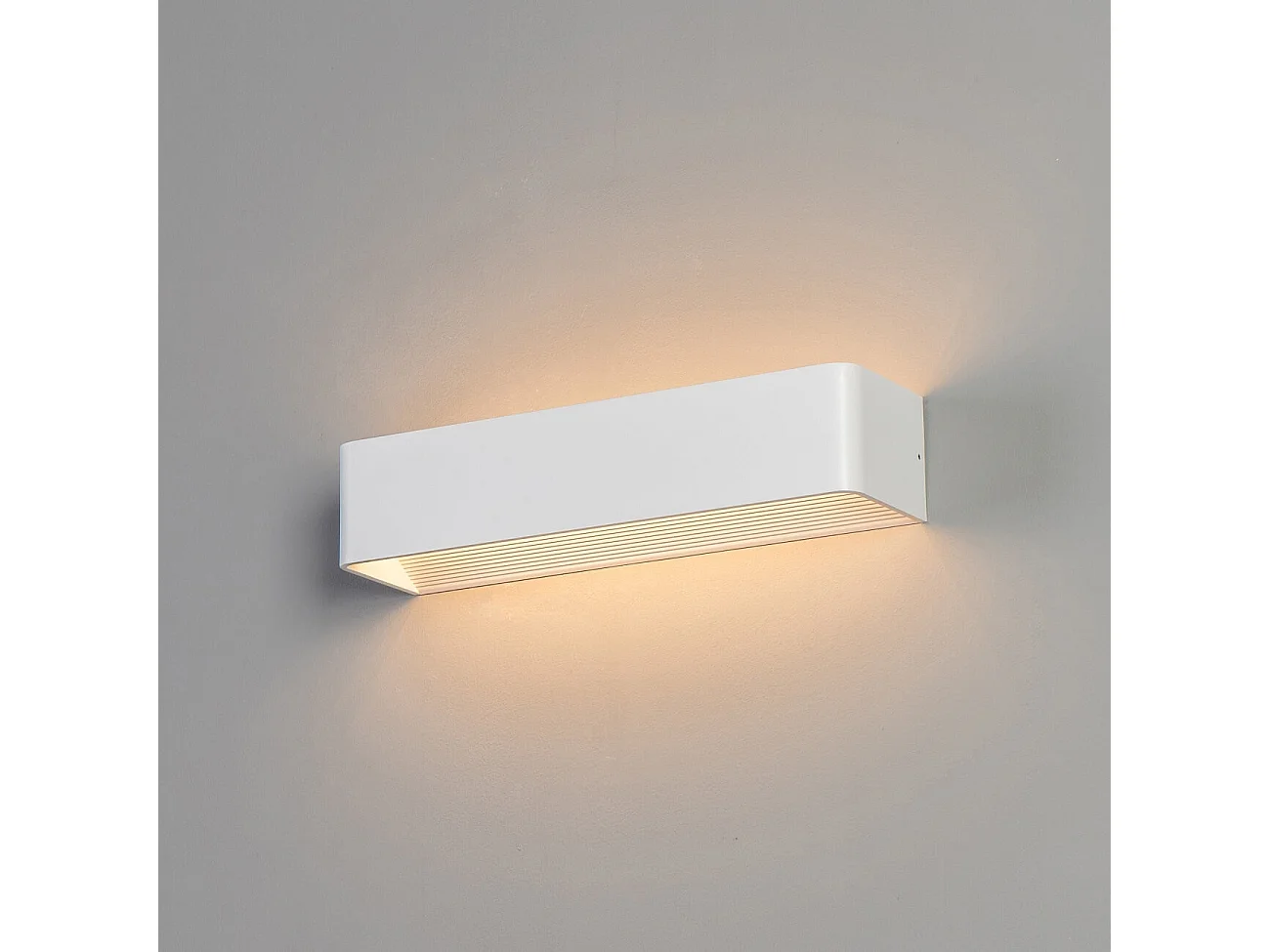 Applique design LED blanche 37cm compatible variateur - Quadra