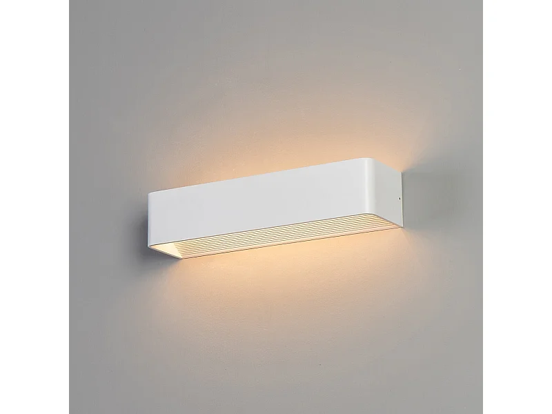 Applique design LED blanche 37cm compatible variateur - Quadra