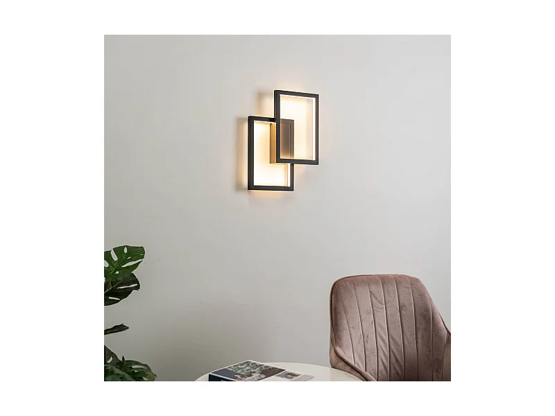 Applique murale ou plafonnier double rectangle - Taavi