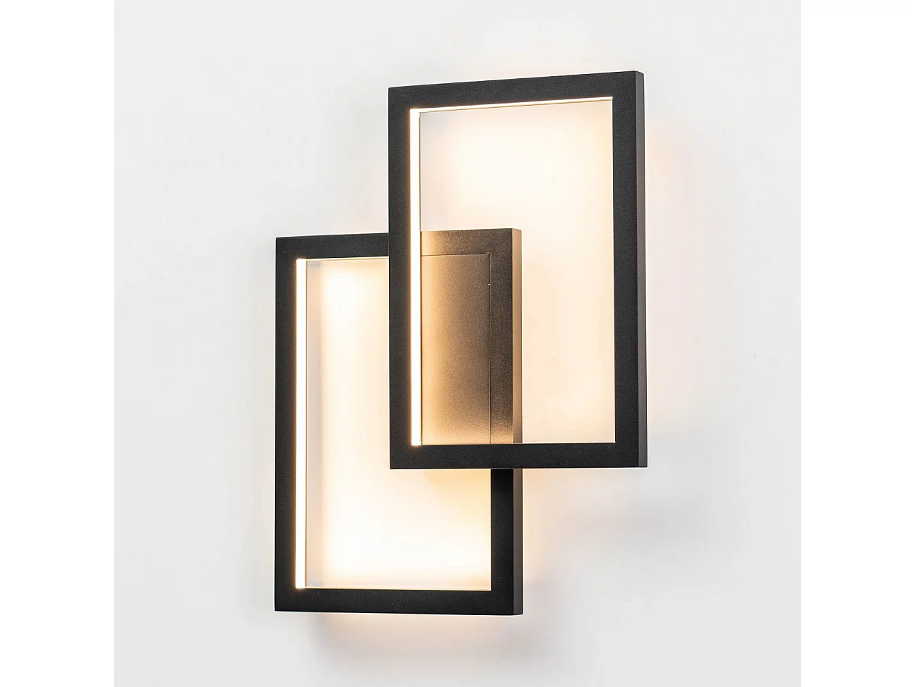 Applique murale ou plafonnier double rectangle - Taavi