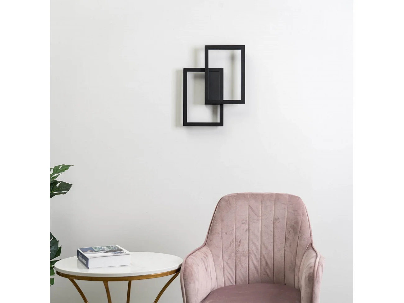 Applique murale ou plafonnier double rectangle - Taavi