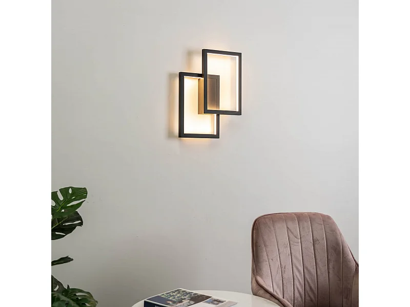 Applique murale ou plafonnier double rectangle - Taavi