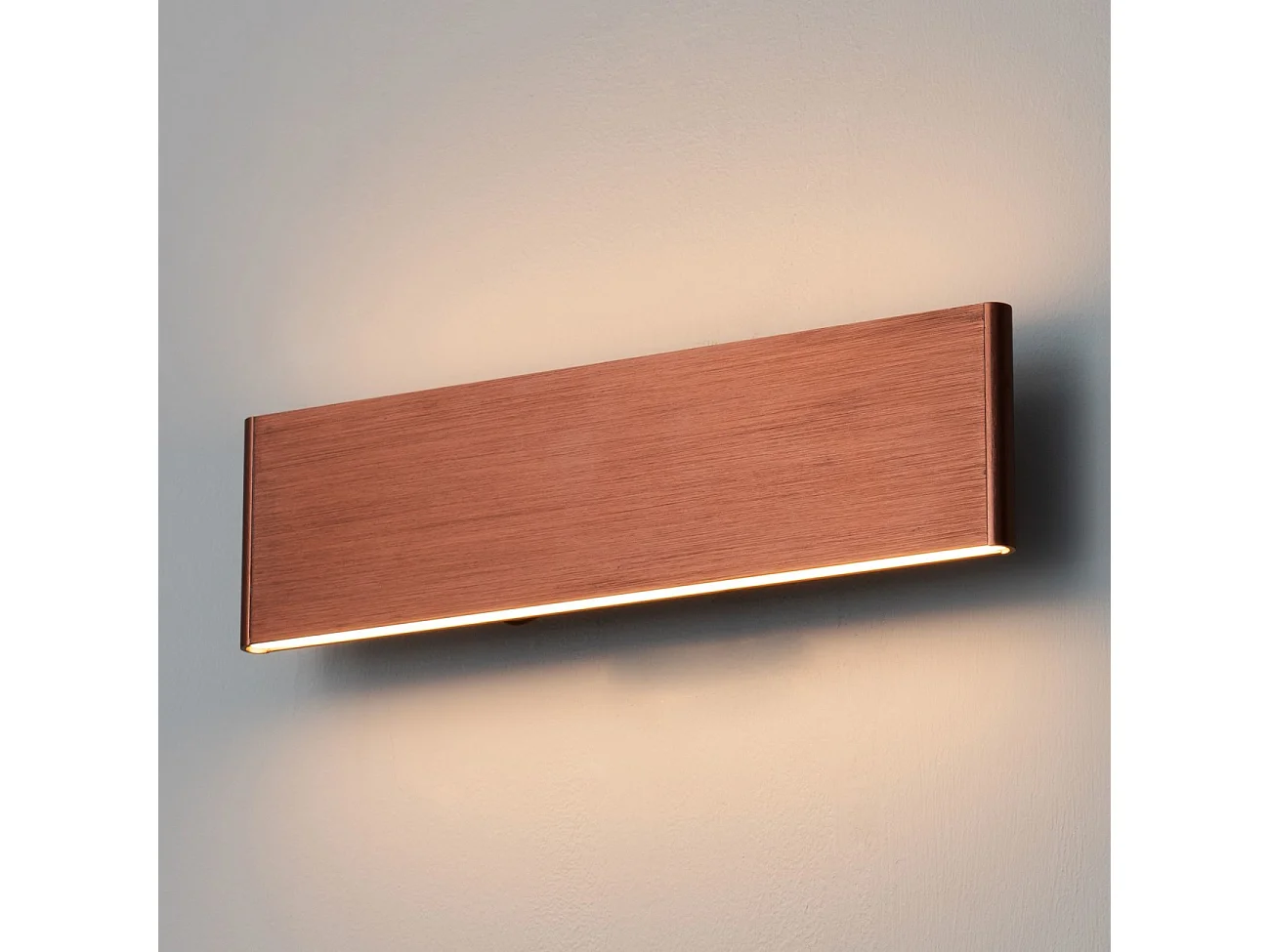 Applique murale LED cuivre en aluminium brossé - Cruise