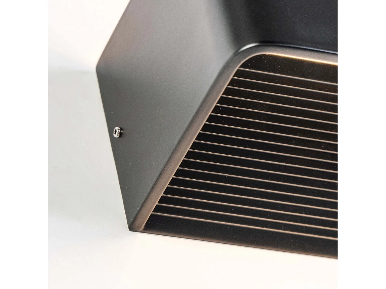 Applique murale tendance noire LED - 20 cm - Quadra