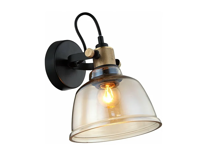 Petite applique en verre ambré - Linz